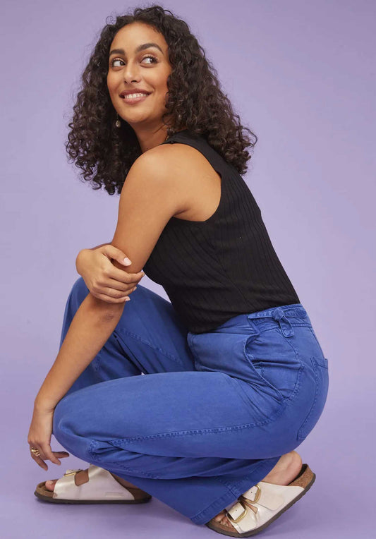 Jeans Po1123-231 Bleu-Garage