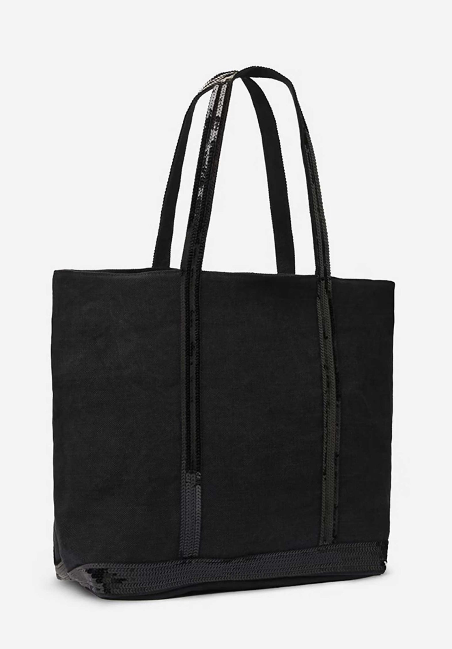 Bag Linen L Cabas Tote Ve31-v40409 Black