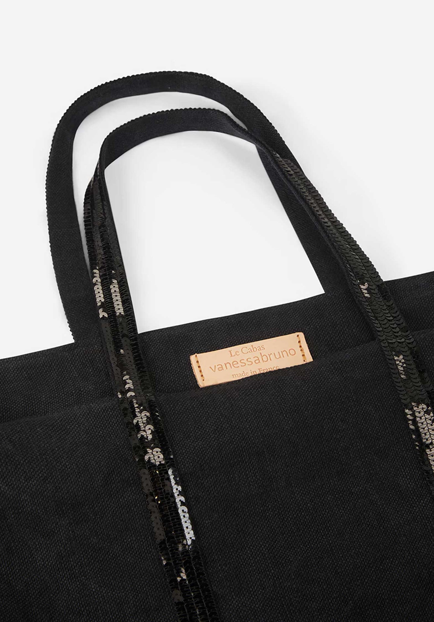 Bag Linen L Cabas Tote Ve31-v40409 Black