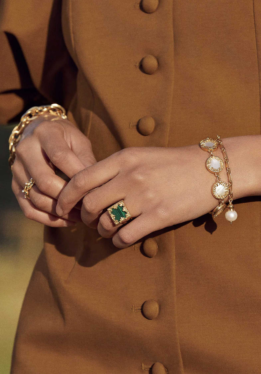 Ring Lynx Ring Gold-Green