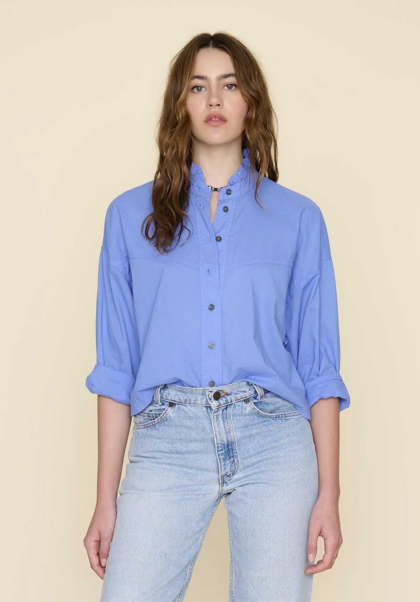 Blouse X375115 Hayes Shirt 115 All-Blue