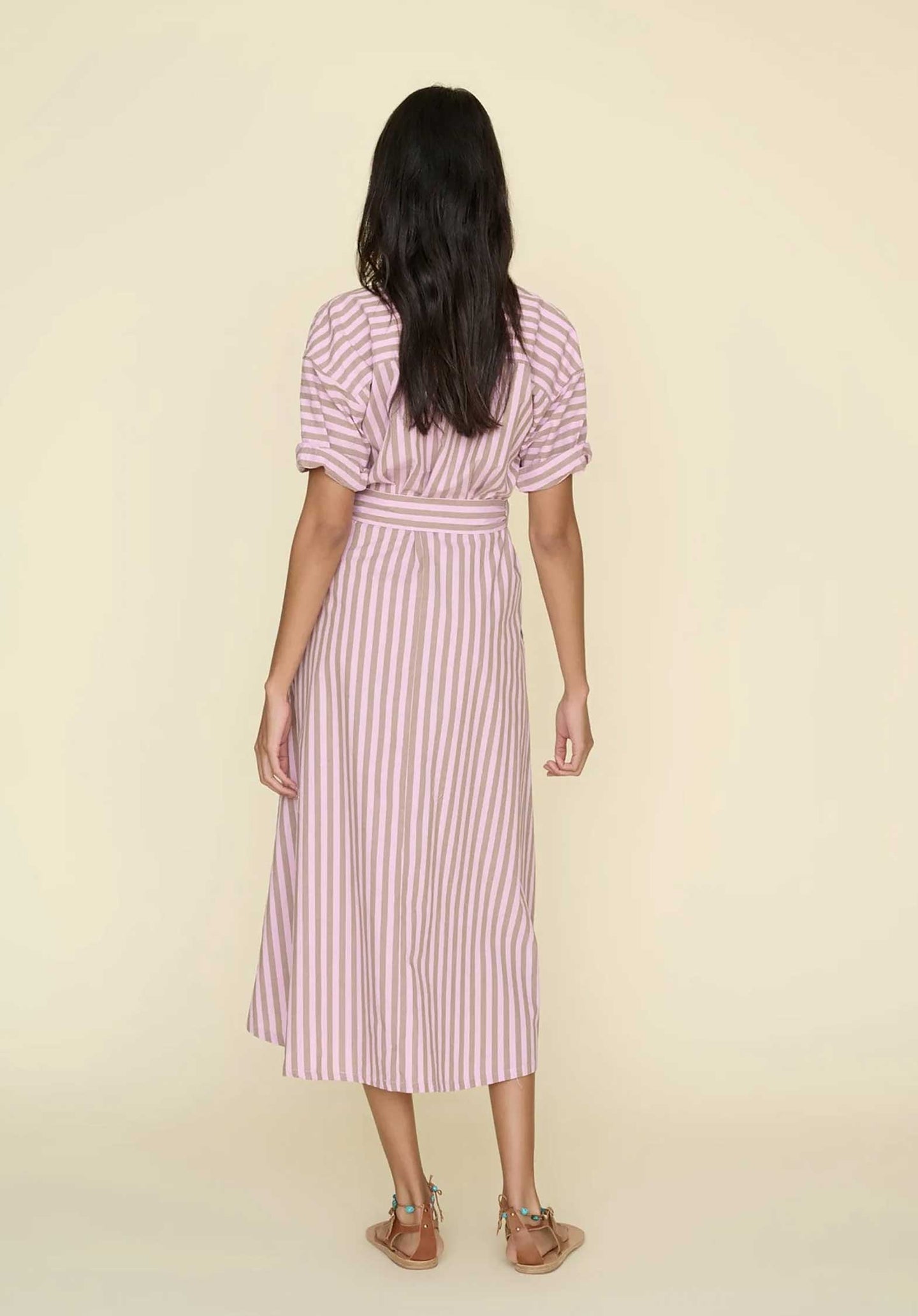 Dress X384552 Liora Dress Cinnarose-Stripe