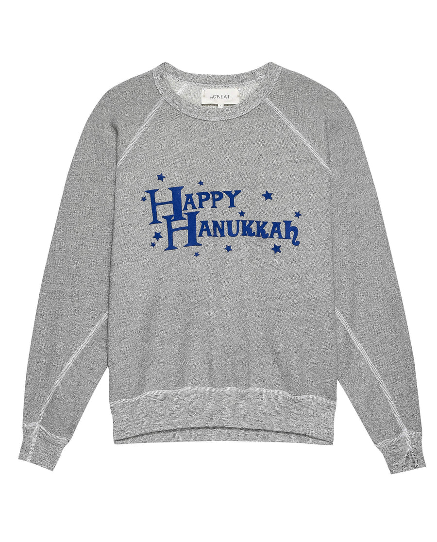 Sweatshirt T108251hf College Hannukah Varsity-Grey