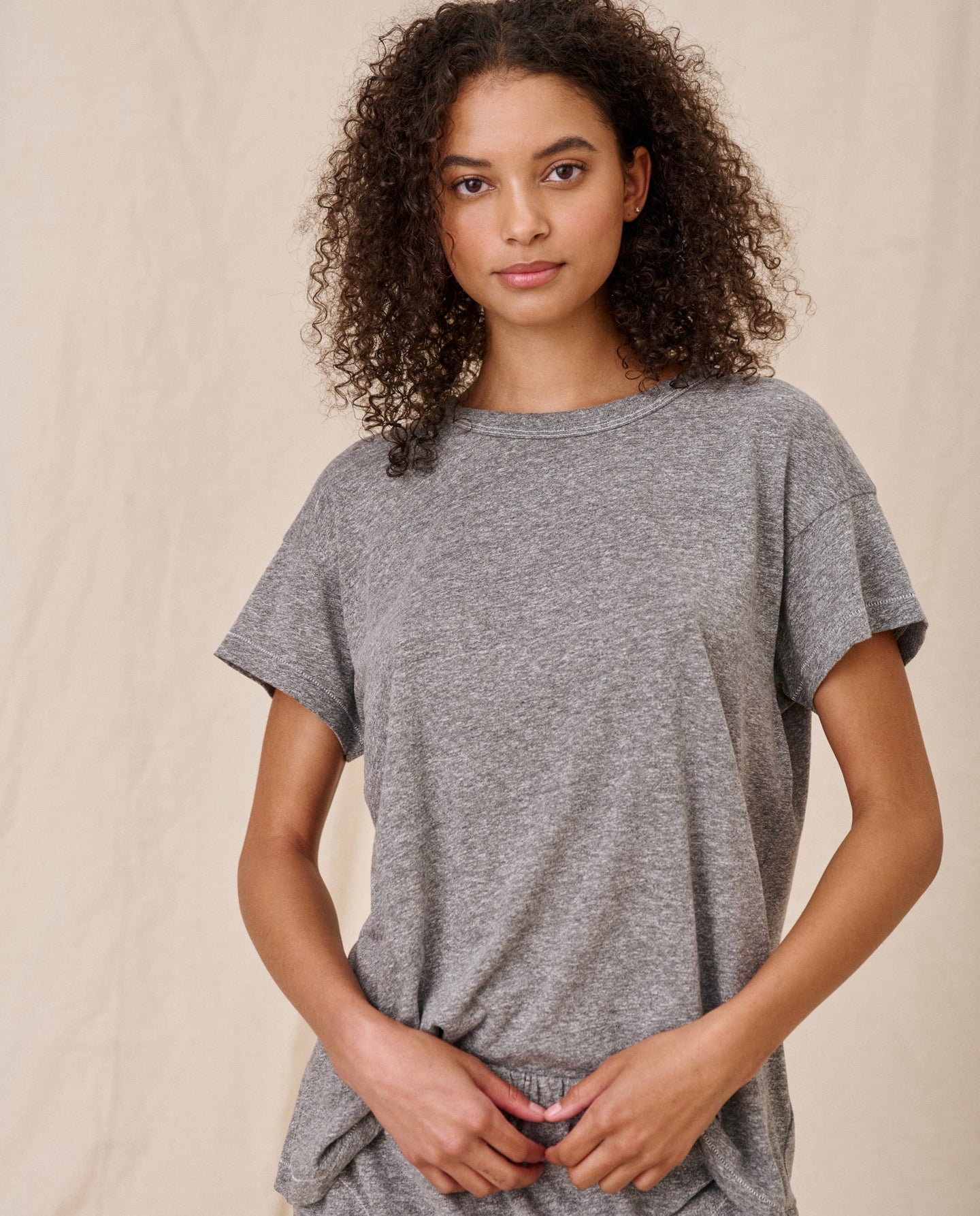 T-shirt The Boxy Cre The Boxy Crew Heather-Grey