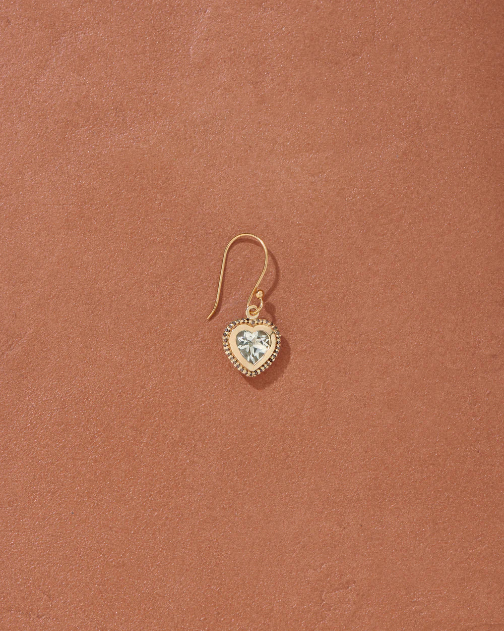 Earring Gini Boucles Amethyste-Verte