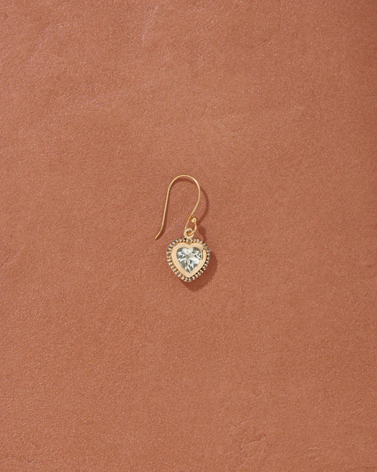 Earring Gini Boucles Amethyste-Verte