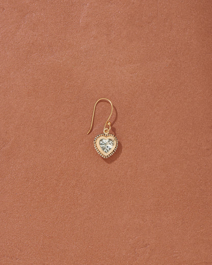 Earring Gini Boucles Amethyste-Verte