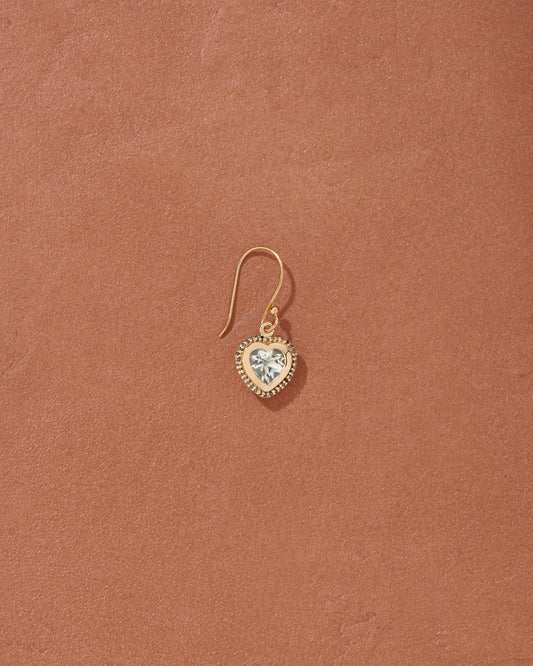 Earring Gini Boucles Amethyste-Verte