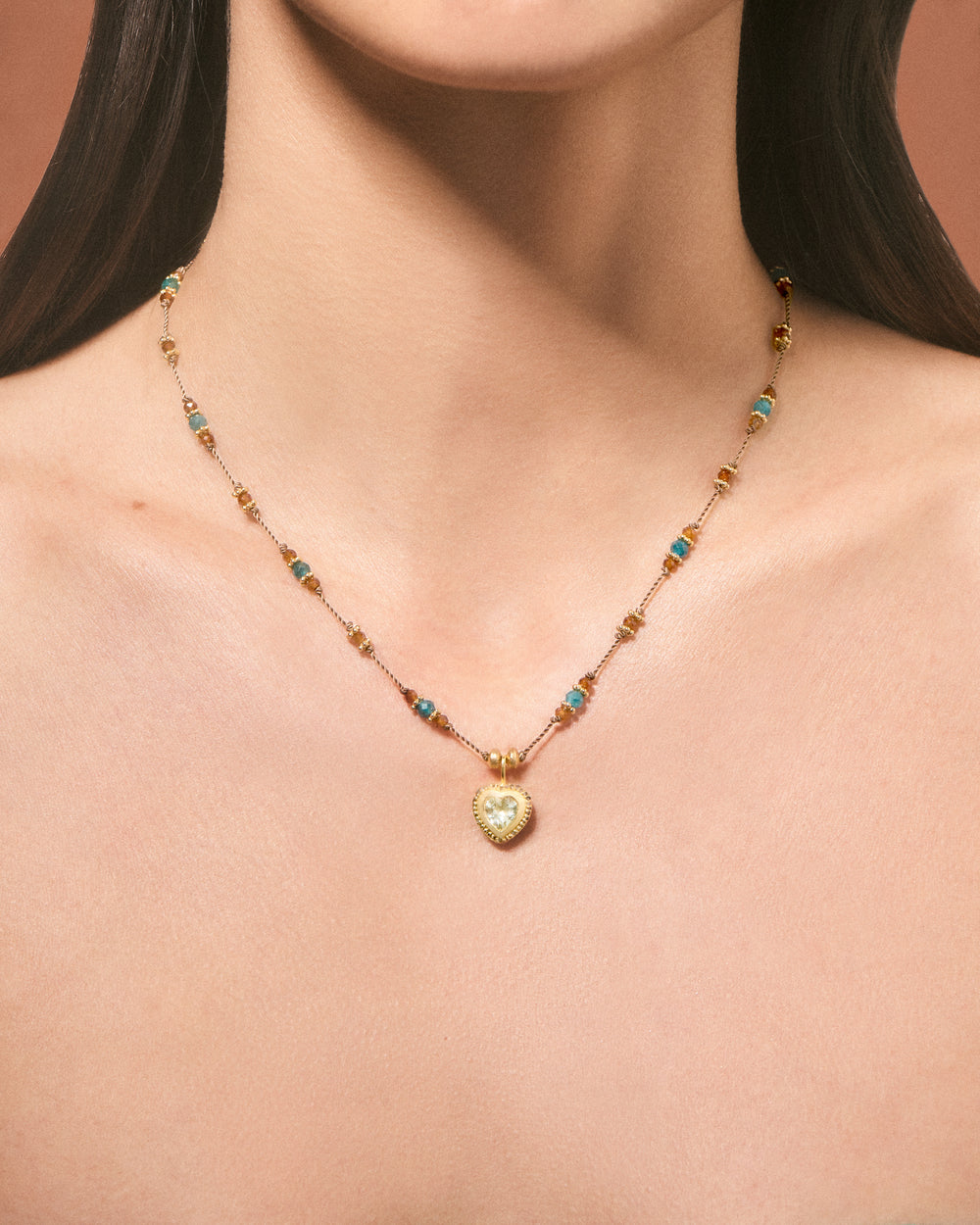 Necklace Gini P Collier Apatite