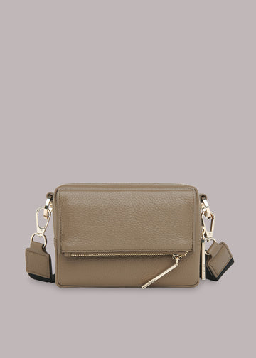 Beige Quilted Bibi Crossbody Bag, WHISTLES