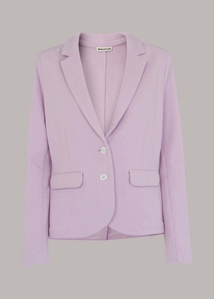 Slim Jersey Jacket 35201 Lilac
