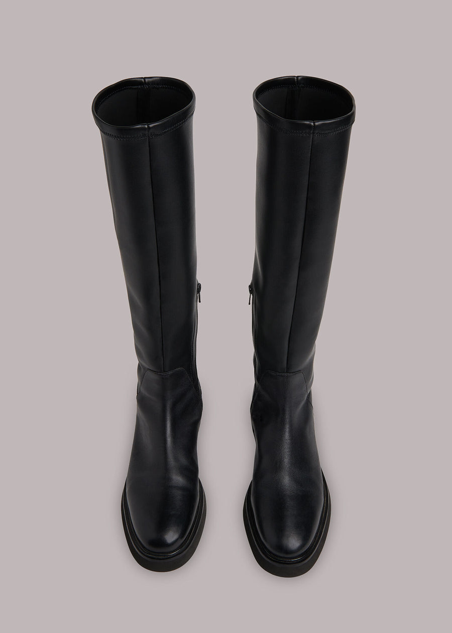 Quin Stretch Knee High Boot 35562 Black