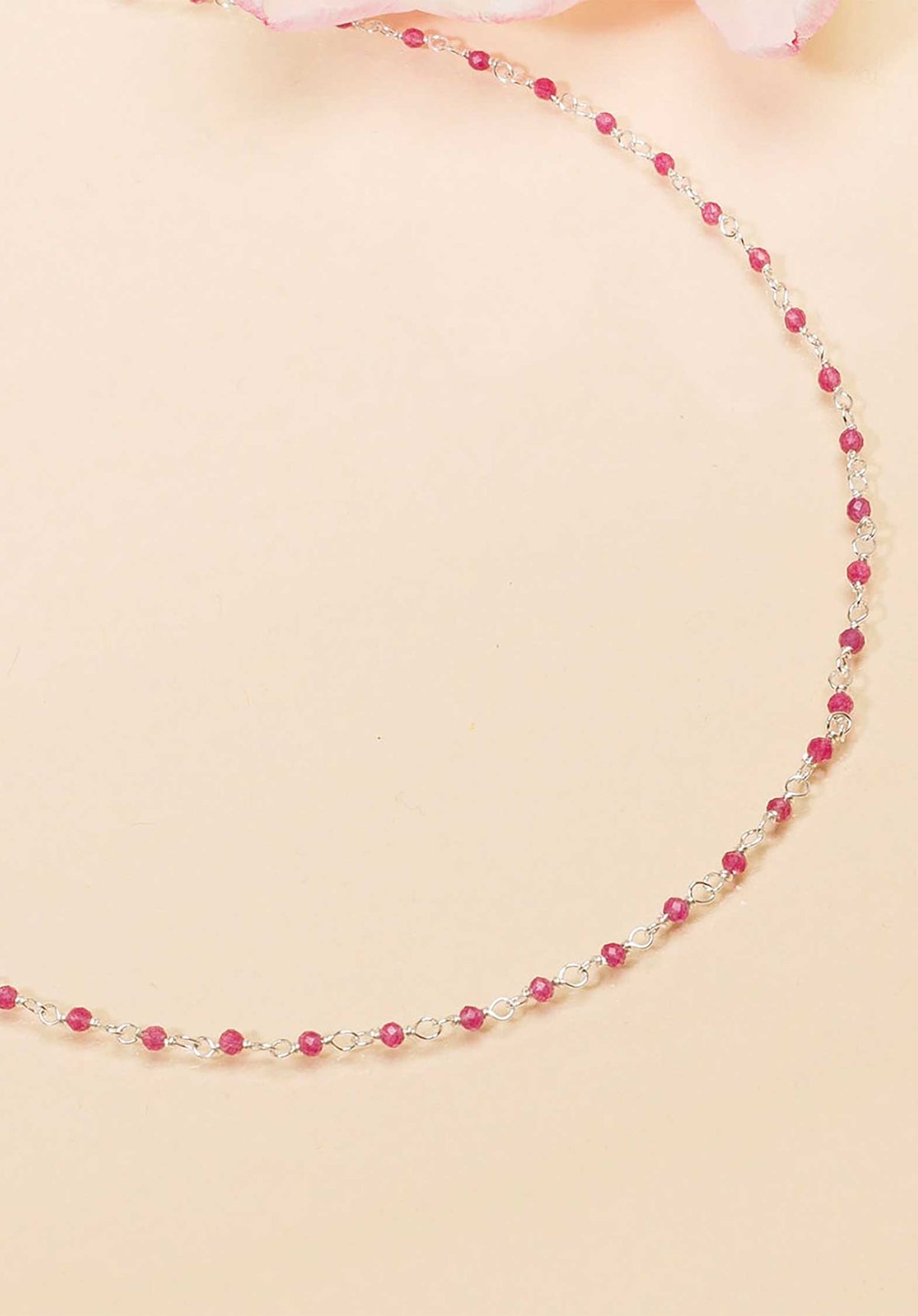 UNE A UNE | Ciafr Necklace - Raspberry Framboise