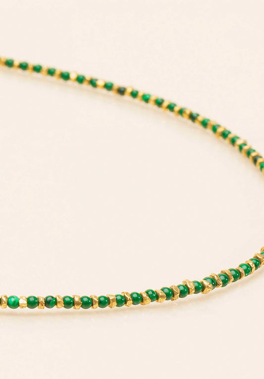Necklace Cojm Malachite