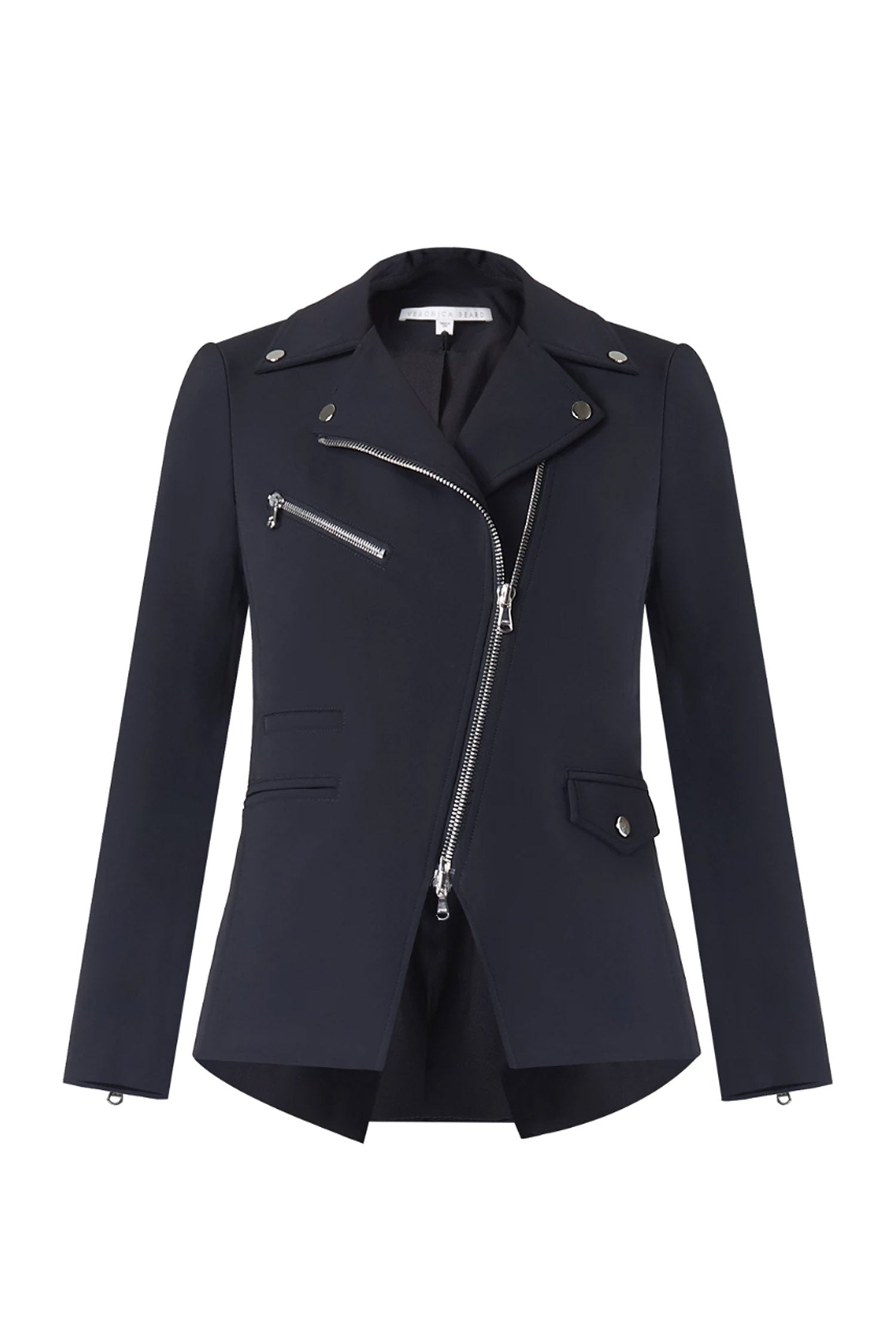 Asymmetric Biker Jacket - RUE MADAME | BOUTIQUE PARISIENNE