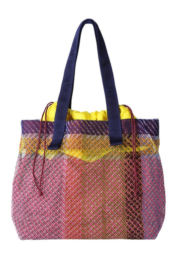 Mesh Tote Bag With Drawstring