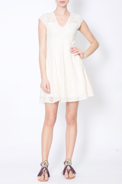 V-neck Lace Dress