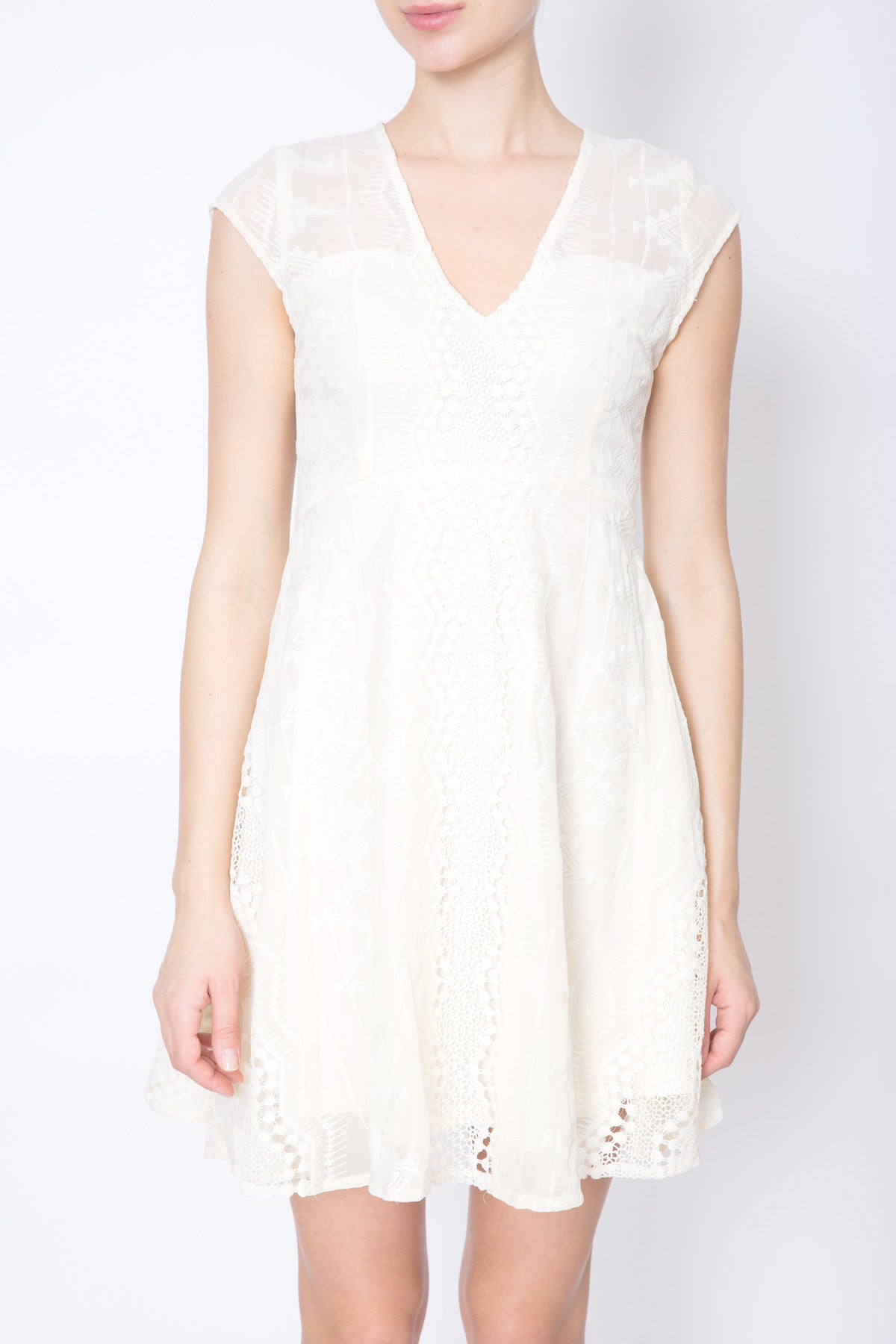 V-neck Lace Dress