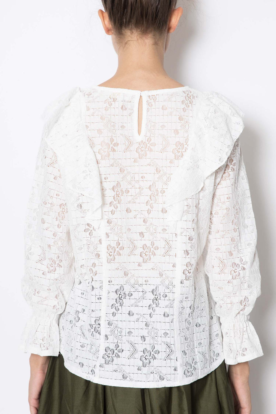 Laced Ruffled Shirt