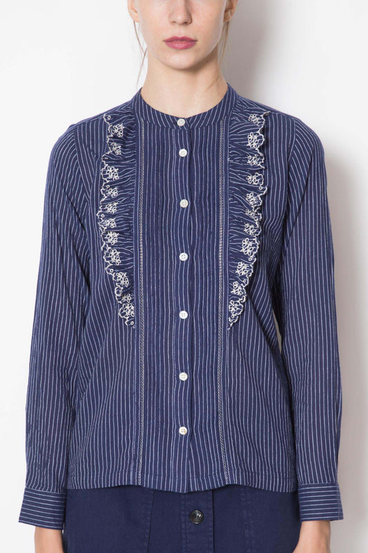 Long-sleeved Striped Shirt