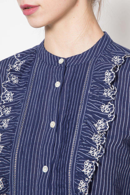 Long-sleeved Striped Shirt
