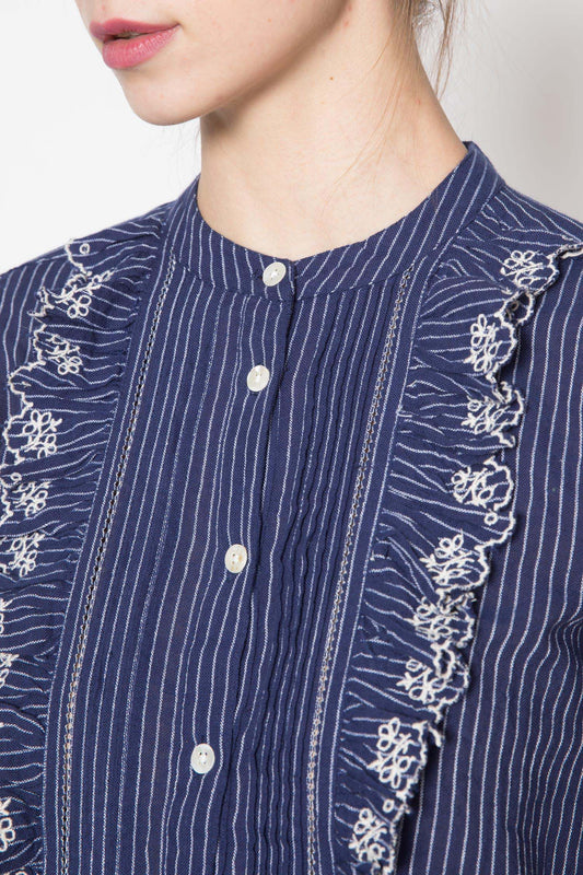 Long-sleeved Striped Shirt