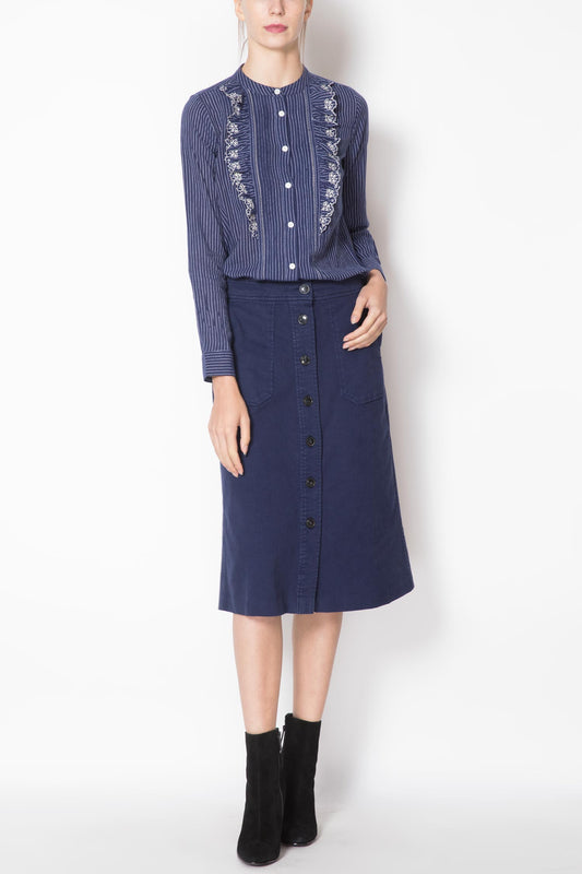 Long-sleeved Striped Shirt