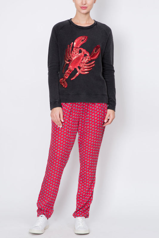 Straight Leg Crepe Pants