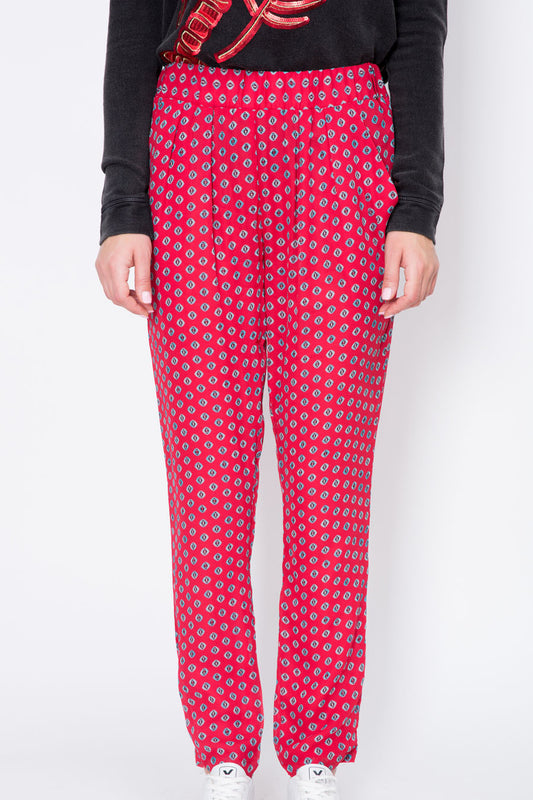 Straight Leg Crepe Pants