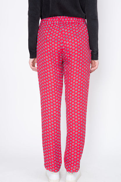 Straight Leg Crepe Pants