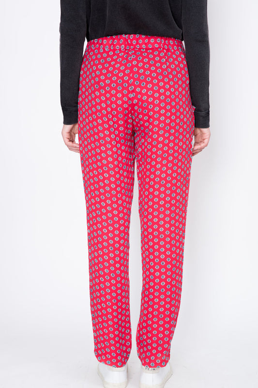 Straight Leg Crepe Pants