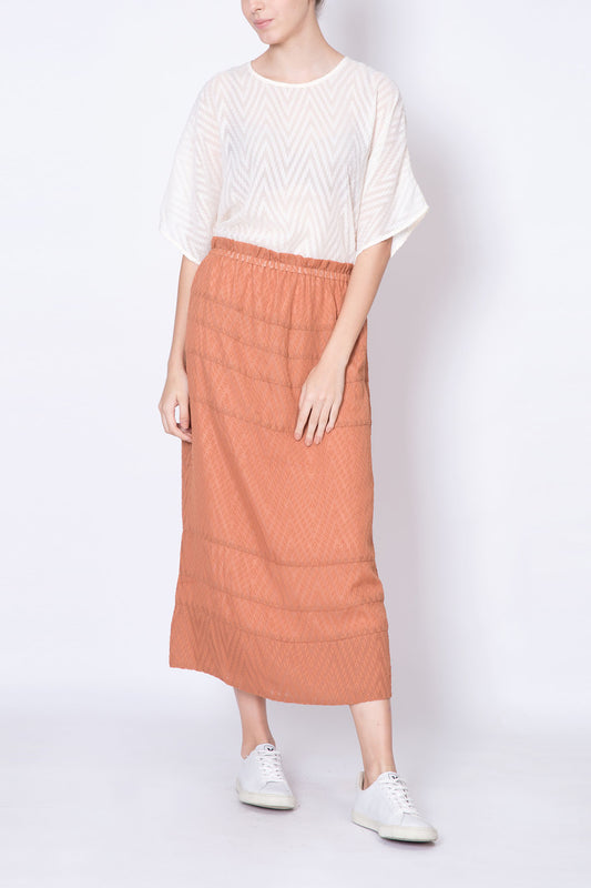 Broderie Anglaised Long Skirt