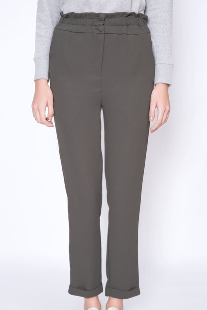 High Waist Tampered Pants