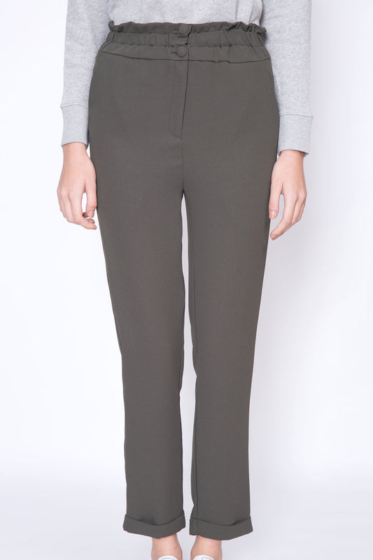 High Waist Tampered Pants