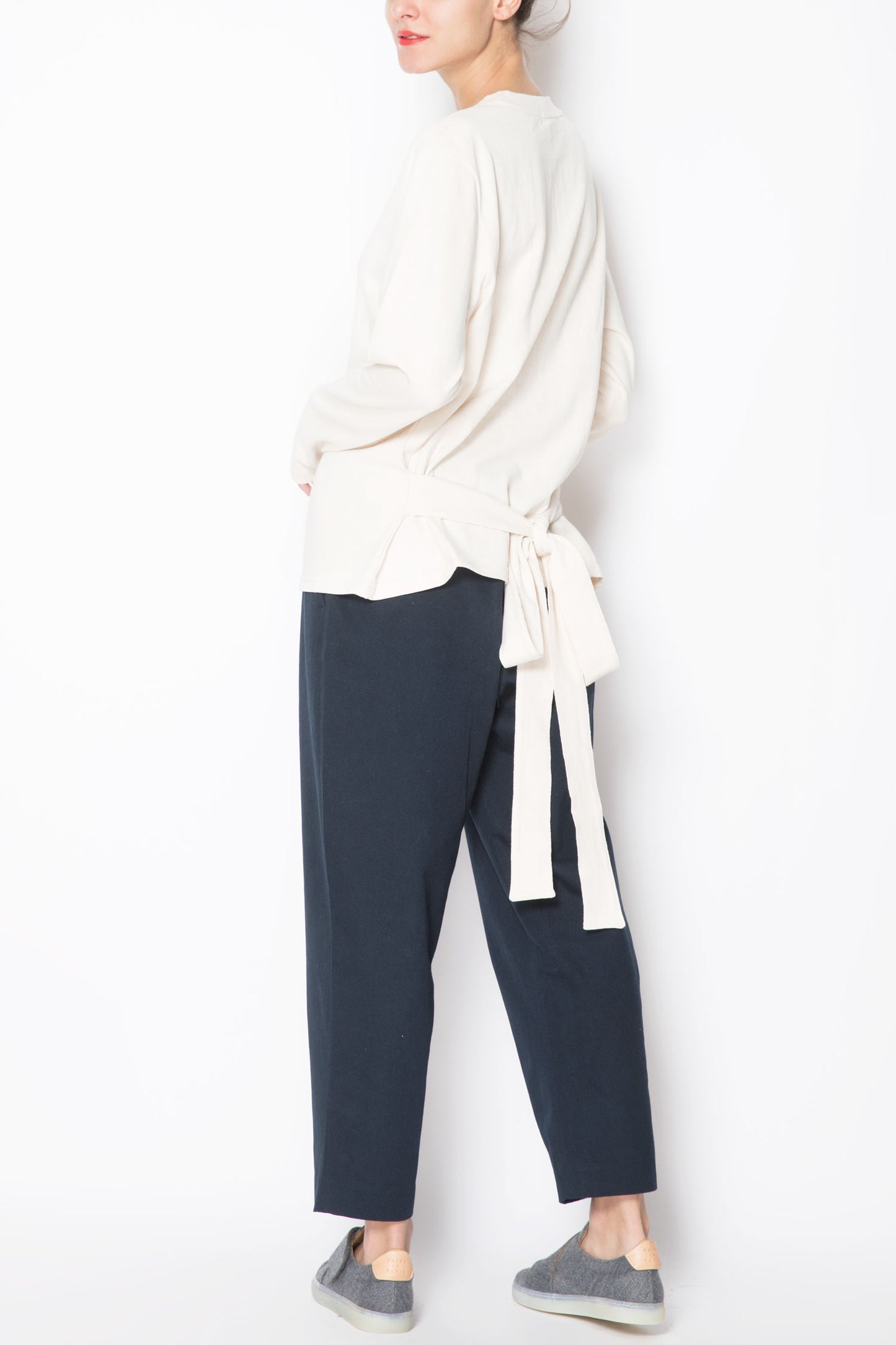 Long-sleeved Tied Tunic