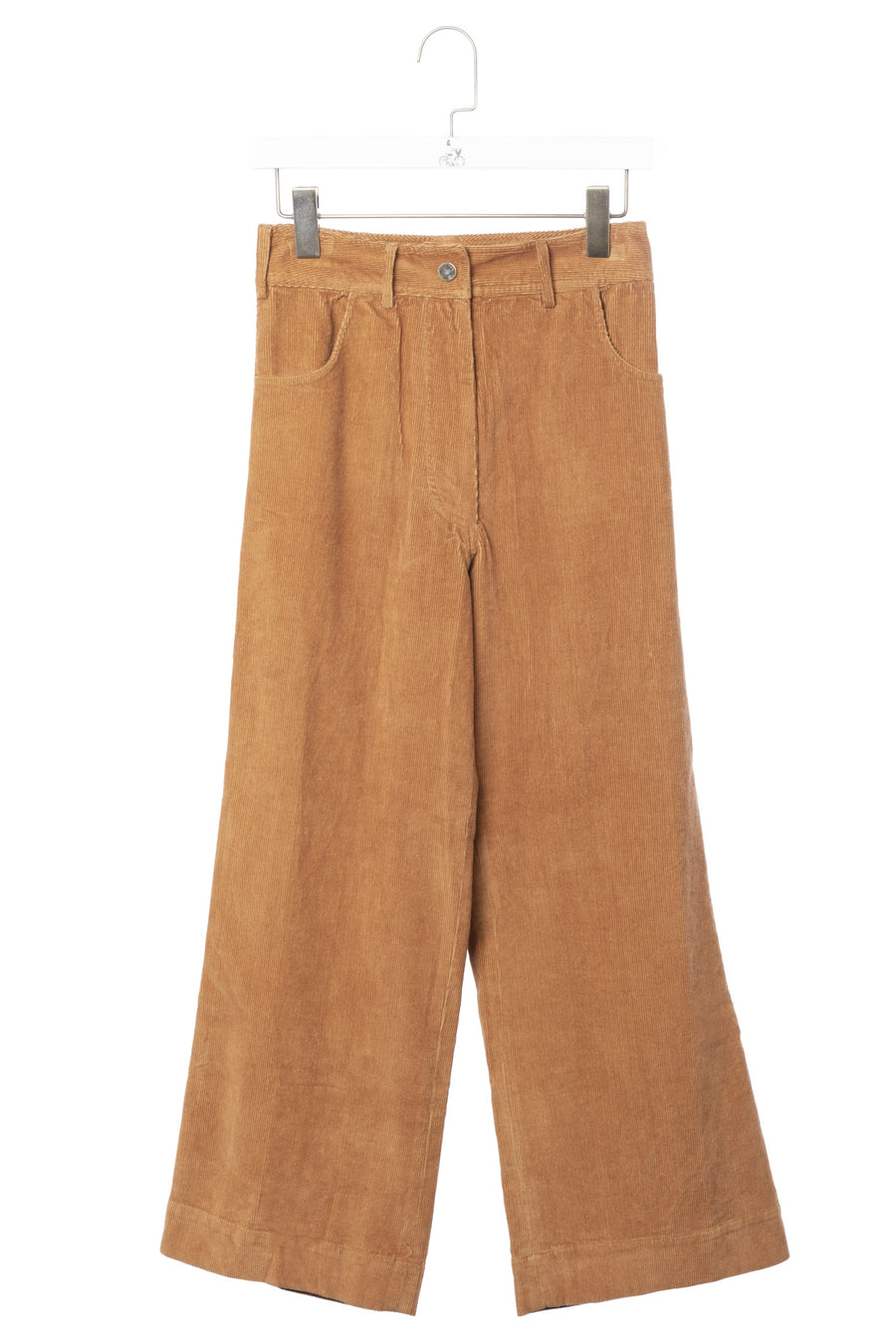 Wide-leg Corduroy Cotton Pants