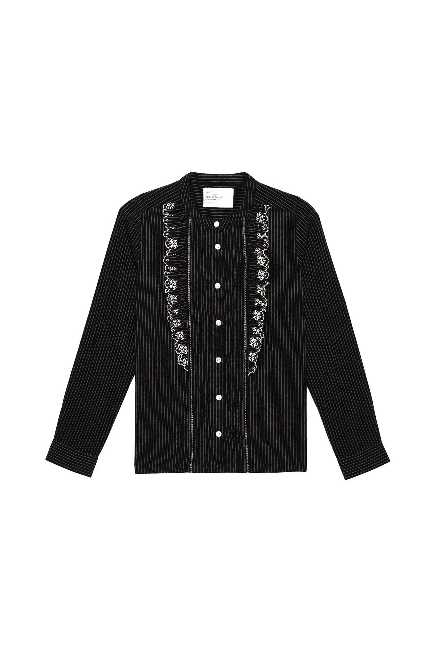 Long-sleeved Striped Shirt