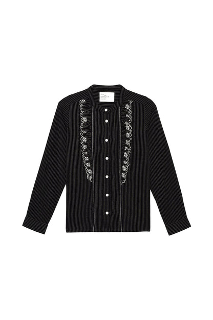 Long-sleeved Striped Shirt