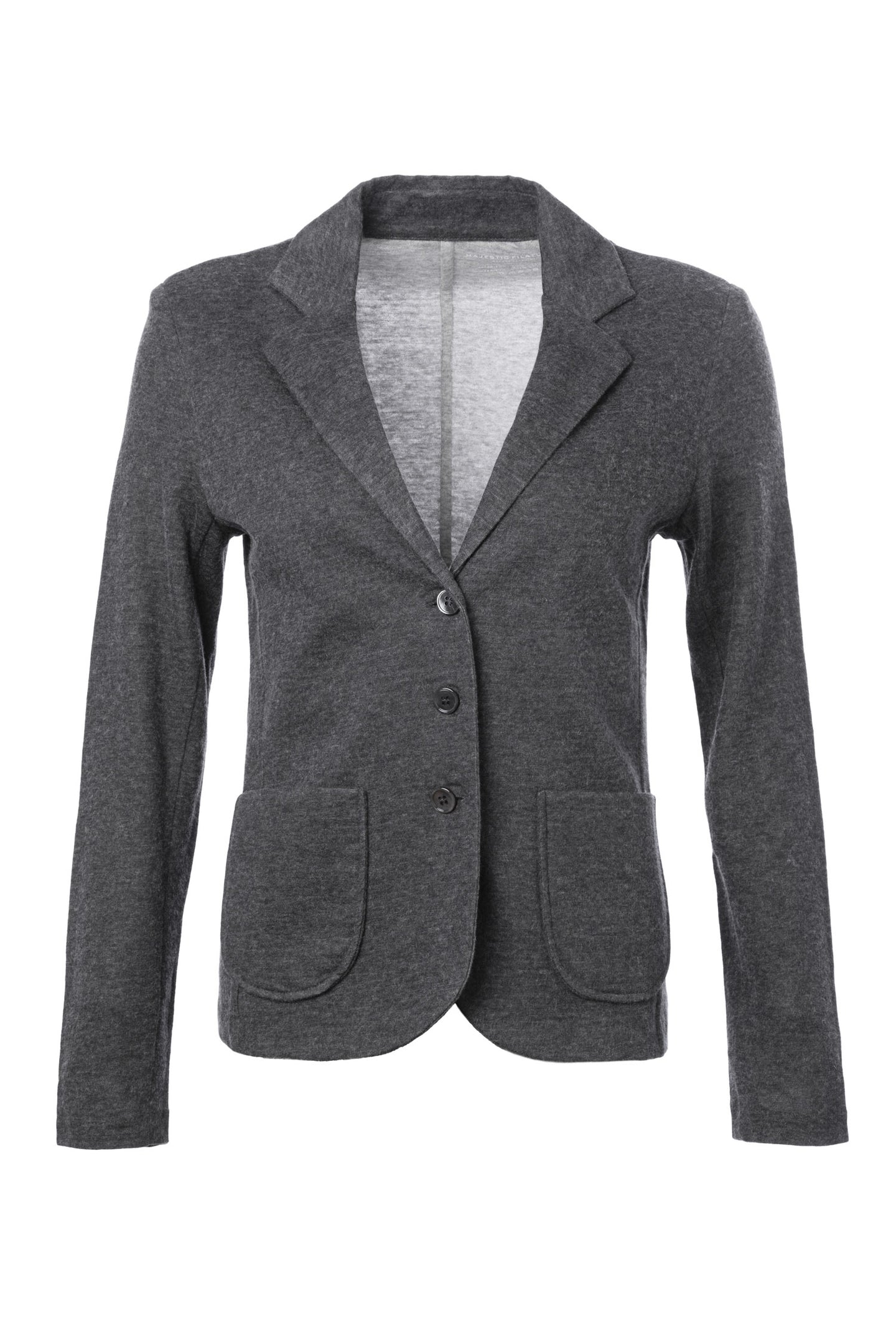 Knitted Blazer Jacket In Cotton And Cashmere Blend