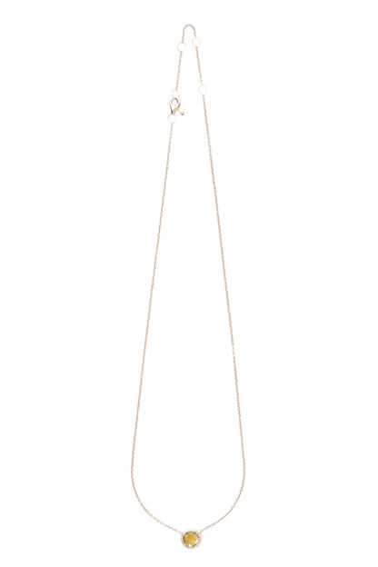 14K Diamond Slice Necklace - RUE MADAME | BOUTIQUE PARISIENNE