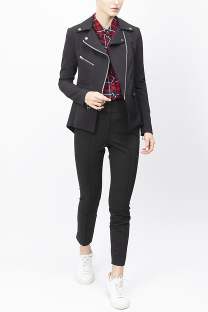 Asymmetric Biker Jacket - RUE MADAME | BOUTIQUE PARISIENNE