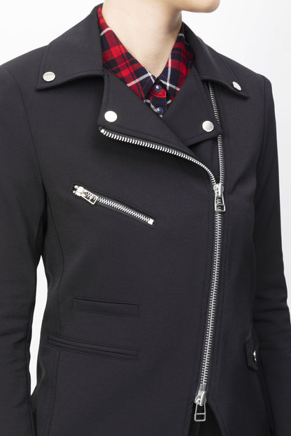 Asymmetric Biker Jacket - RUE MADAME | BOUTIQUE PARISIENNE