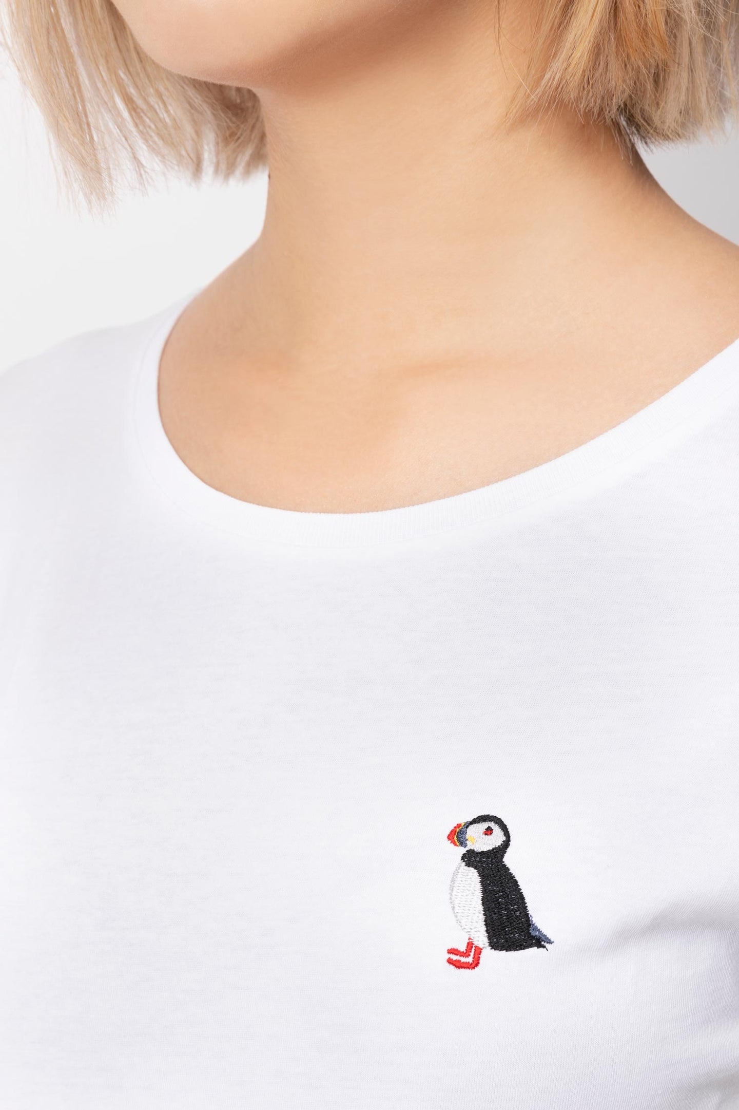 Puffin Embroidered T-shirt