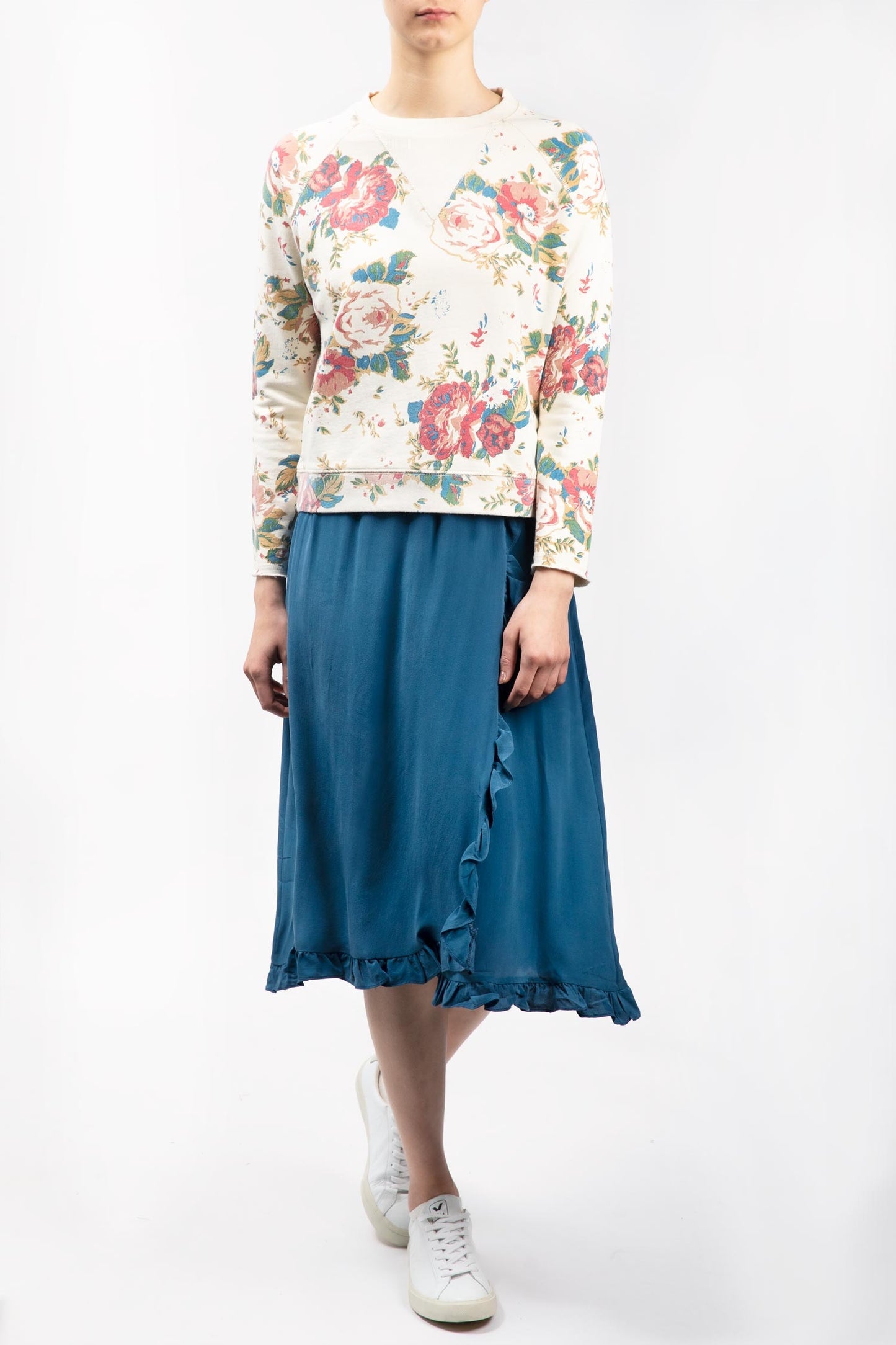 Floral Printed Sweatshirt