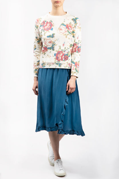 Floral Printed Sweatshirt