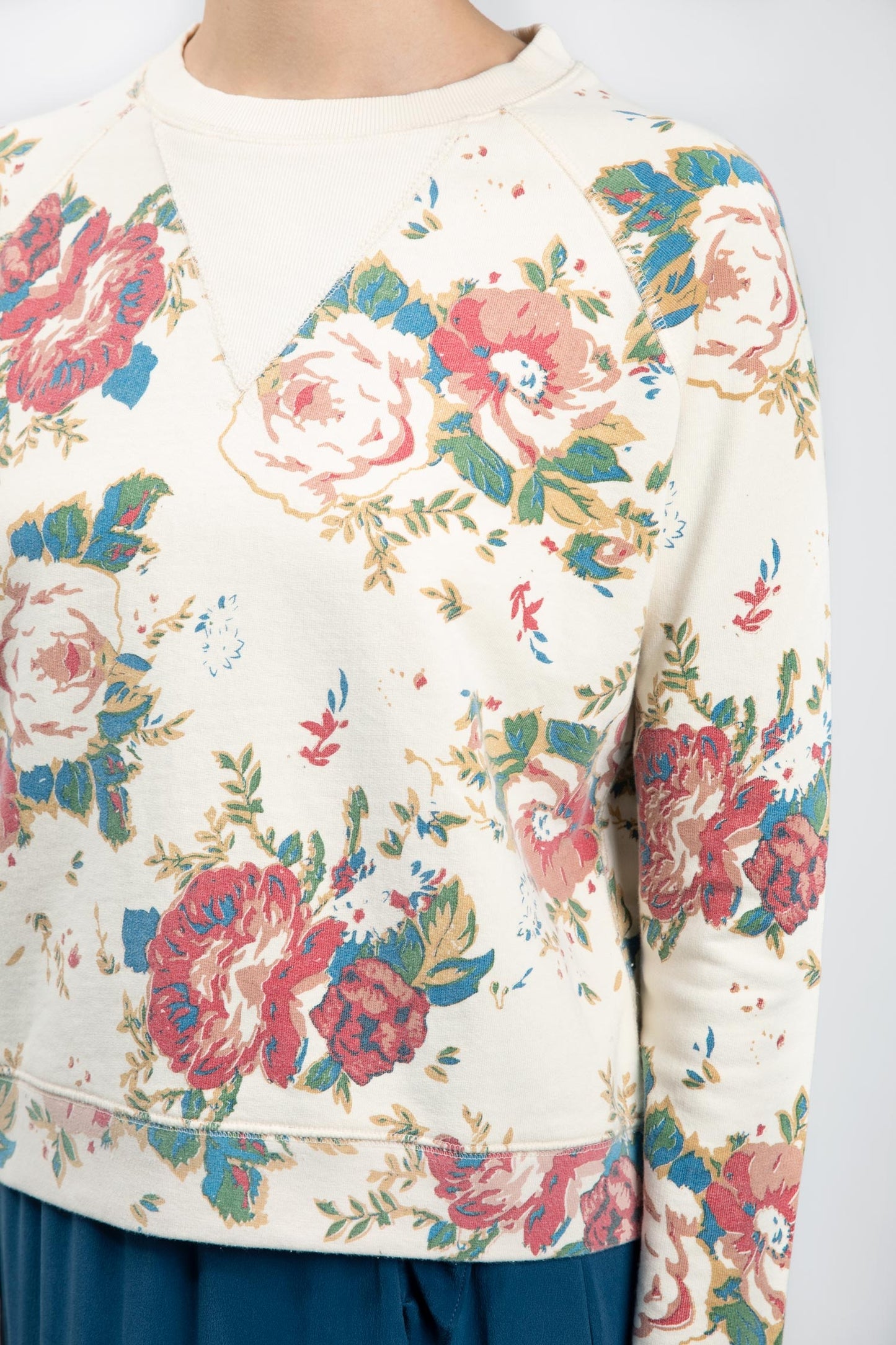 Floral Printed Sweatshirt