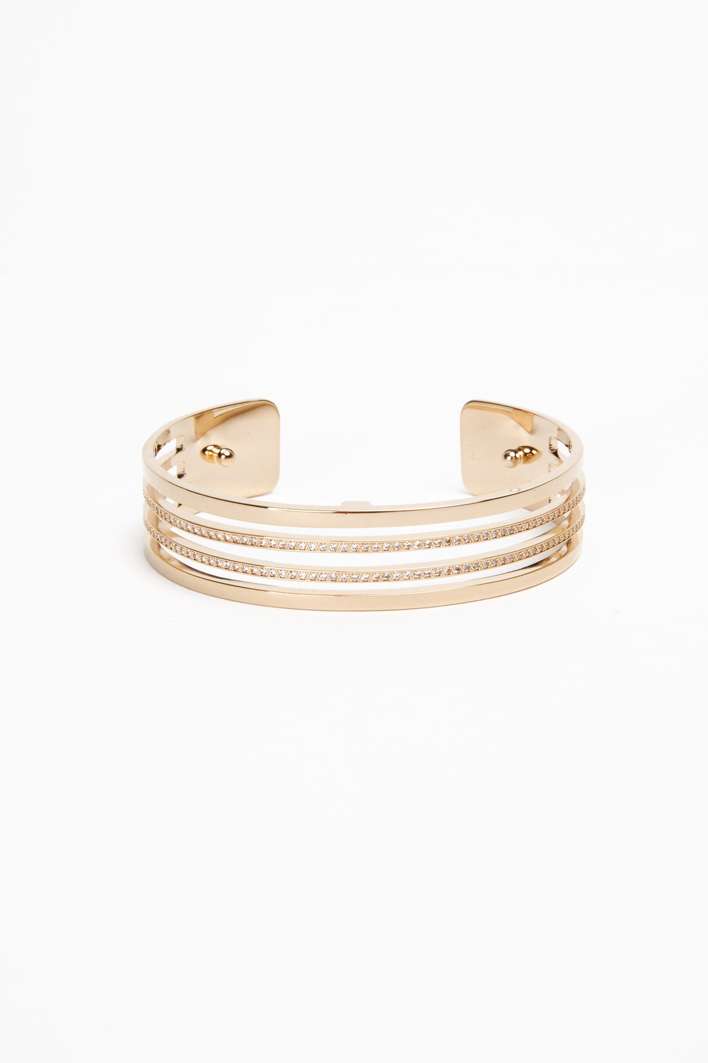 Parrallele Semi-Bejeweled Cuff