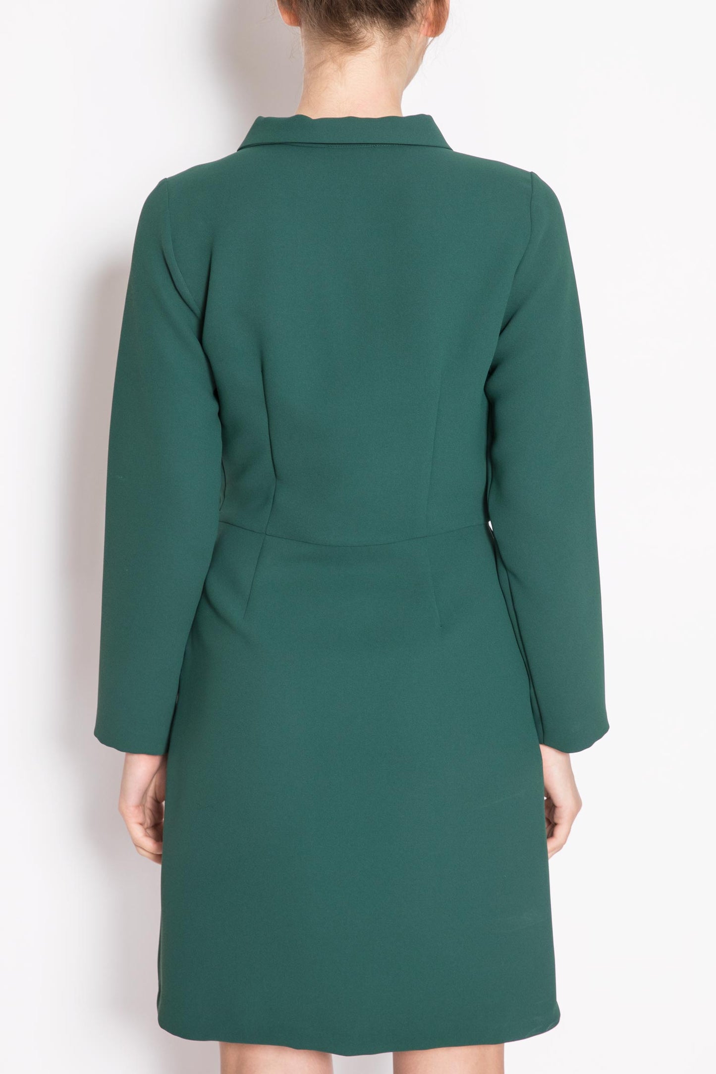Long-sleeved Fitted Dress