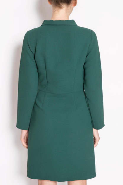 Long-sleeved Fitted Dress