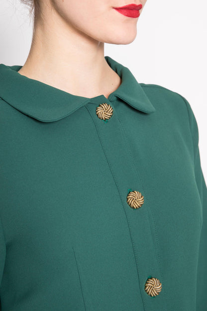 Long-sleeved Fitted Dress